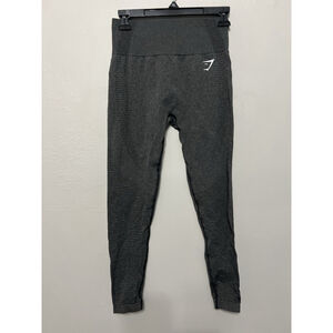 Gymshark Vital 2.0 Seamless Athletic Workout Leggings Pants‎ Womens Small Gray